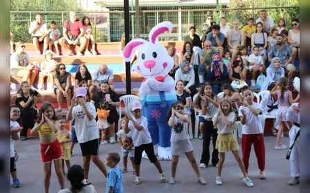 Seferihisar’da Çocuk Şenliği renkli gösteriler ve atölyelerle coşkuya sahne oldu