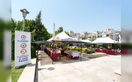 Denizli’de kadınların üretim gücünü sergilediği El Emeği Pazarı vatandaşlarla buluşuyor