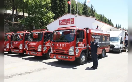 Muğla Büyükşehir İtfaiyesi 72 yeni araçla güçleniyor, eski araçlar envanterden çıkarılıyor