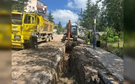 Aybastı’da 40 milyon liralık alt yapı yatırımı ile ilçenin 50 yıllık içme suyu ve kanalizasyon ihtiyacı güvence altına alınıyor