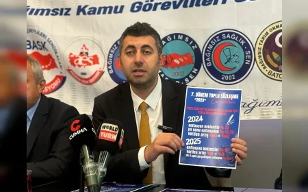 Bask Genel Başkanı Mehmet Alper Öğretici: "Memur ve emekliler 7 dönemdir enflasyona ezdirildi, 8. dönemde de aynı tablo yaşandı"