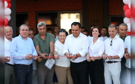 Dalaman’da Söğütlüyurt Ayyıldız Halkevi açıldı, üçüncü halkevi vatandaşların hizmetine sunuldu
