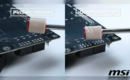 MSI, PinSafe Design ile anakartlarda sivri lehim uçlarını kaldırdı: Montaj artık daha güvenli!