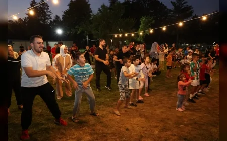 Kayseri’de Sarımsaklı Barajı’nda düzenlenen doğa kampına yoğun katılım, kayıtlar sürüyor