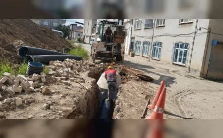 Fatsa Şerefiye Mahallesi’nde yağmur suyu hattı ile su baskınlarına kalıcı çözüm