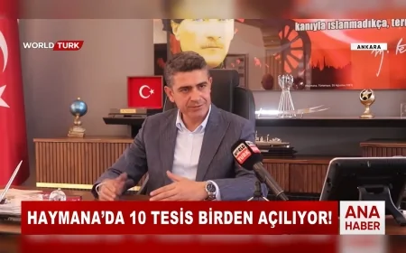 Haymana’da 10 tesis aynı gün hizmete girecek, açılışta Özgür Özel ve Mansur Yavaş da yer alacak