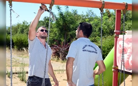 Yalova Paşakent Mahallesi’nde parklar yenilendi, sokaklarda kapsamlı temizlik yapıldı