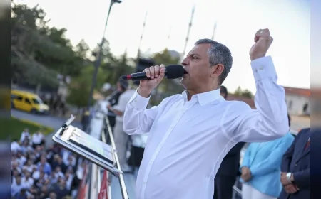 Özgür Özel Sivas Mitinginde: "Millet iradesini yok sayan darbeciliğe asla boyun eğmeyeceğiz"
