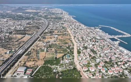 İzmir Güzelbahçe’de 87 milyon liralık 75. Yıl Cumhuriyet Bulvarı eylülde açılacak