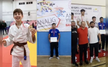 Yunusemreli sporcular Anadolu Yıldızlar Ligi’nde güreş ve judoda bronz madalya kazandı!