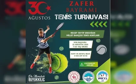 30 Ağustos Zafer Bayramı’na özel tenis turnuvası Kayseri’de başlıyor