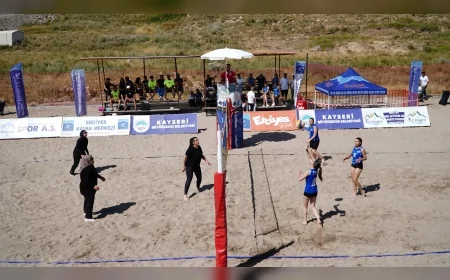 Erciyes’te En Havalı Plaj Voleybol Turnuvası tamamlandı: Ice Blue Winter Spor hem erkeklerde hem kadınlarda şampiyon oldu