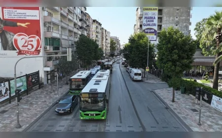 Denizli’de şehir içi ulaşımda yeni dönem: İstiklal Caddesi’nde toplu taşıma şeridi uygulaması başlıyor  ALTMANŞET: