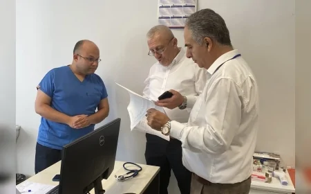 Kastamonu İl Sağlık Müdürü Dr. Fevzi Yavuzyılmaz İhsangazi Devlet Hastanesinde incelemelerde bulundu