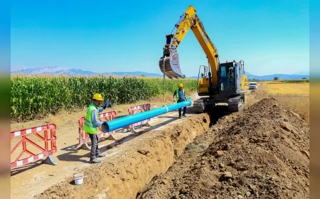 Denizli’de asbestli borular yenileniyor, Tavas’a 13 bin 200 metre modern içme suyu hattı kuruluyor