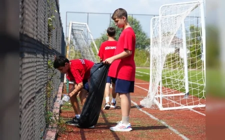 Düzce’de “Temiz Şehir” kampanyasına spor camiasından destek, stat ve sahalarda temizlik yapıldı