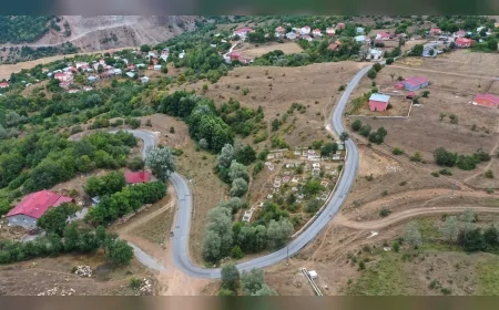 Mesudiye’de 5,5 kilometrelik yol ağı asfaltla yenilendi, ulaşımda konfor arttı