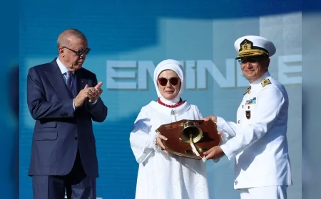 Emine Erdoğan: “Milli Teknoloji Hamlesi’nin denizlerdeki yansıması TEKNOFEST Mavi Vatan hayırlara vesile olsun”