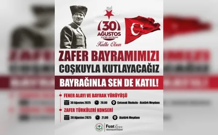 Giresun Belediyesi 30 Ağustos için fener alayı ve konser hazırlıklarını tamamladı