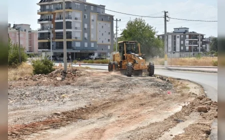 Kepez Belediyesi Kerkük Caddesi’nde yol genişletme ve yeni sokak çalışmaları başlattı