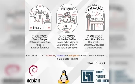 Debian Day Türkiye: İstanbul, Ankara ve Eskişehir’de Eş Zamanlı Etkinliklerle Debian’ın 31. Yılı Kutlanacak