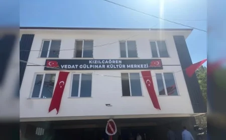 Tokat Reşadiye Kızılcaören’de Vedat Gülpınar Kültür Merkezi törenle açıldı, bölge halkı açılışa geniş katılım sağladı
