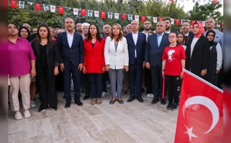 Keçiören’de 30 Ağustos Zafer Anıtı açıldı, Atatürk heykeli ilçenin girişinde yerini aldı