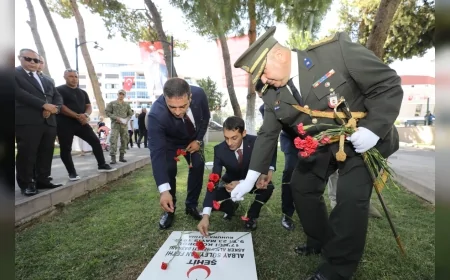 Narlıdere’de 30 Ağustos Zafer Bayramı törenlerle kutlandı, şehitler anıldı!