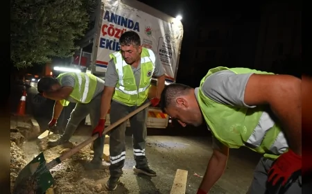 Kepez Belediyesi “Anında Çözüm Ekibi” vatandaş ihbarlarına 7/24 müdahale ediyor