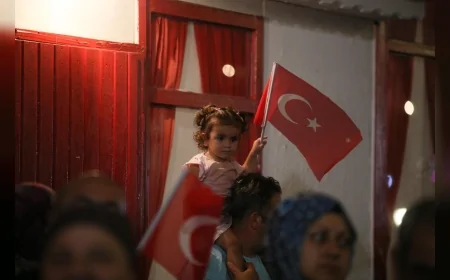 Kepez’de 30 Ağustos Zafer Bayramı binlerce kişinin katılımıyla Dokumapark’ta kutlandı