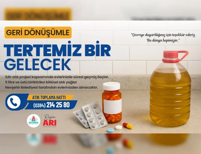 Nevşehir Belediyesi’nden “Geri Dönüşümle Tertemiz Bir Gelecek” Kampanyası