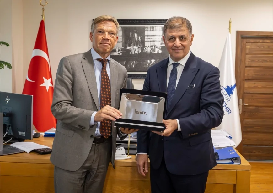 Hollanda Büyükelçisi Wijnands’tan İzmir’e iş birliği ziyareti: Su yönetimi ve tarım öncelikli gündem