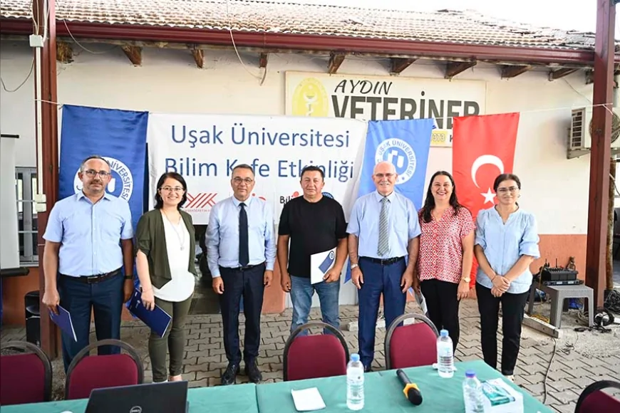 Uşak Üniversitesi Bilim Kafe Etkinliğiyle Yenişehir Köyünde Tarım ve Hayvancılık Anlatıldı