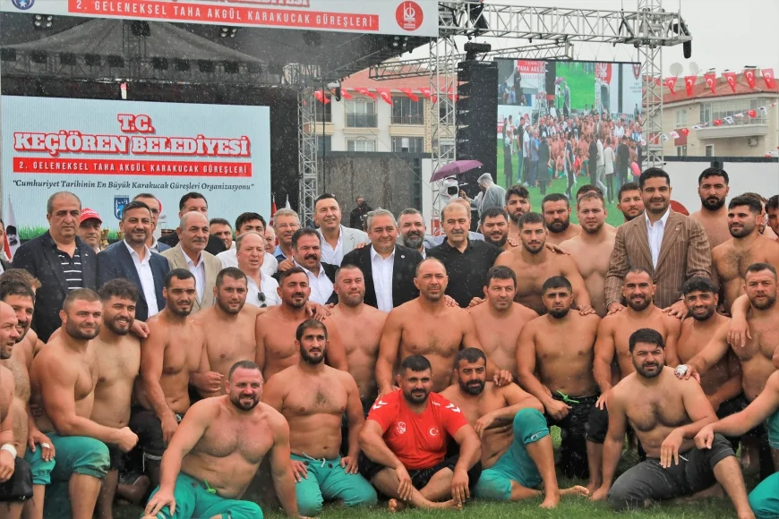 2. Taha Akgül Karakucak Güreşleri'nde şampiyonlar CUMHA’ya konuştu: “Ata sporu sadece güreş değil, bir milletin ortak hafızasıdır”