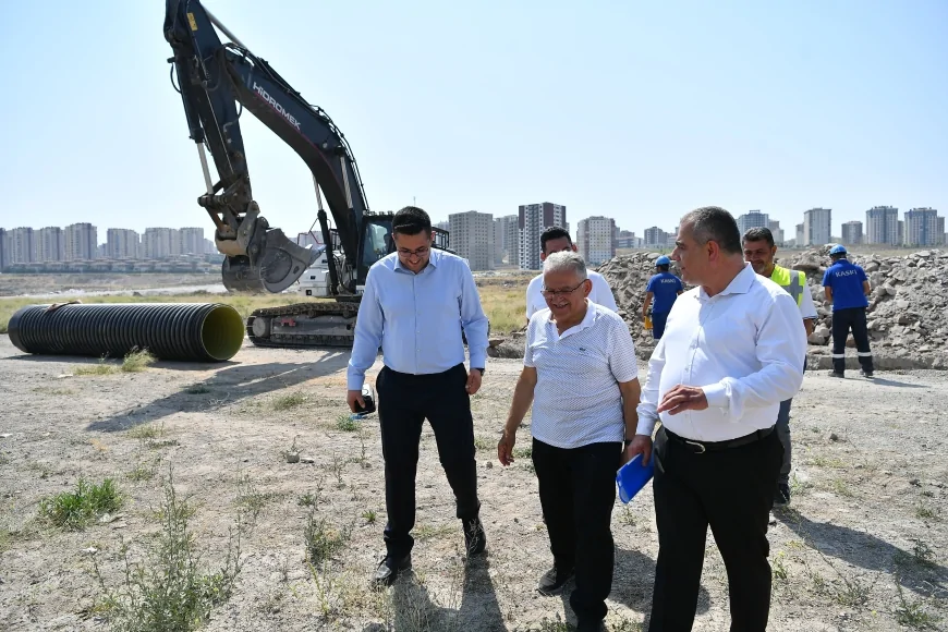 Büyükkılıç: ''70 Milyon TL'lik altyapı yatırımlarıyla yağmur suyunu Engir Gölü'yle buluşturuyoruz''