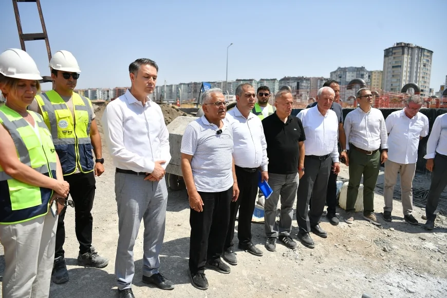 Kayseri'nin doğusuna 400 Milyon TL'lik su altyapısı: Konaklar su deposu inşaatı sürüyor