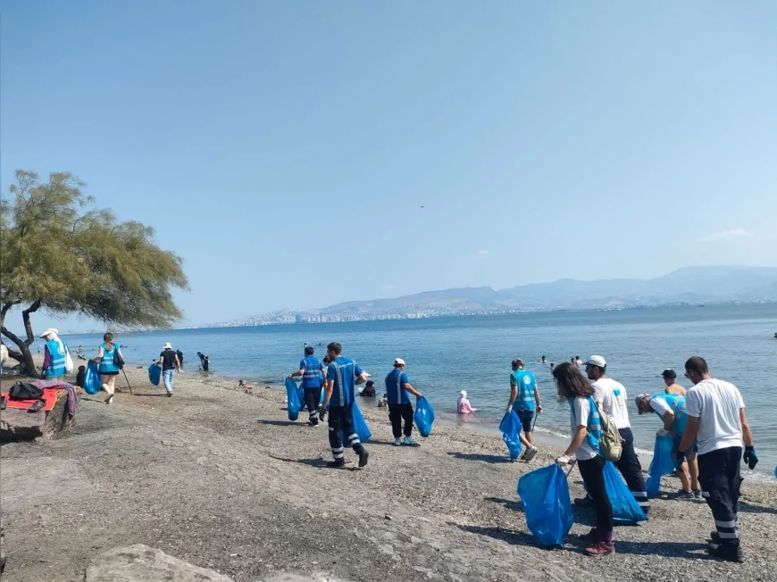 Çakalburnu Lagünü’nde gönüllüler çevre için buluştu, doğal yaşam alanları atıklardan arındırıldı