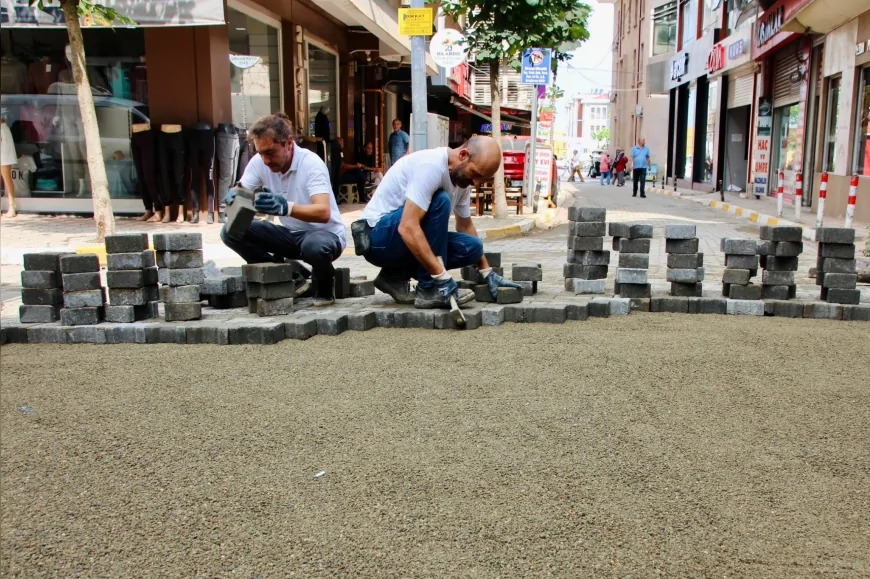 Giresun’da altyapı ve üstyapı çalışmaları mahalle mahalle devam ediyor