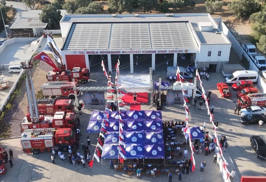 Bodrum’un Yeni İtfaiye Hizmet Binası Açıldı, Afetlere Müdahale Kapasitesi Güçlendi