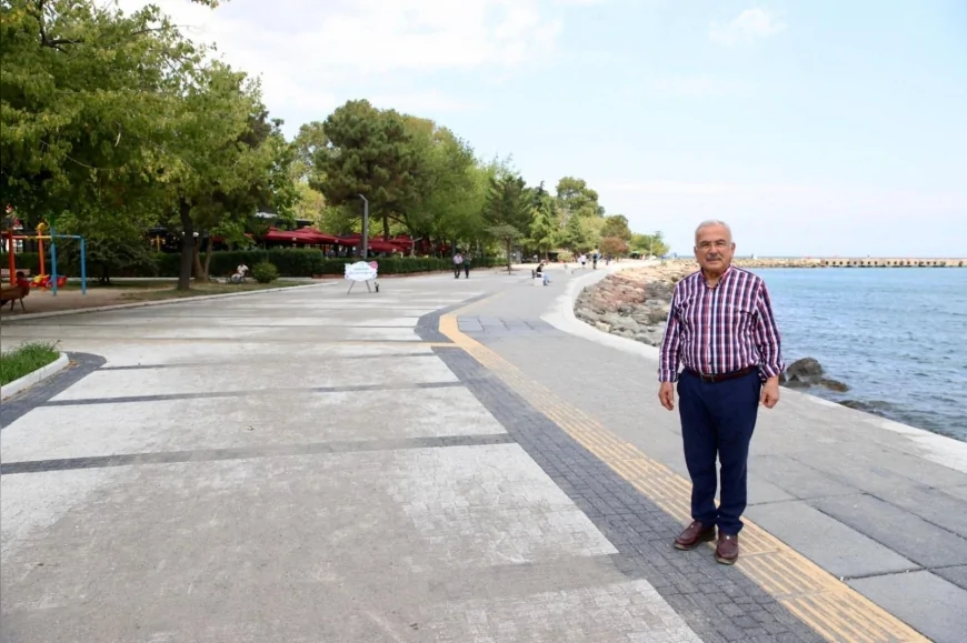 Fatsa Atatürk Parkı yenileme çalışmalarında ikinci etap sahil düzenlemesi başladı