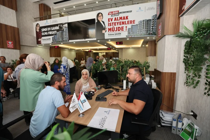 Gaziantep’te 5’inci etap çekilişsiz, kurasız konut başvuruları başladı