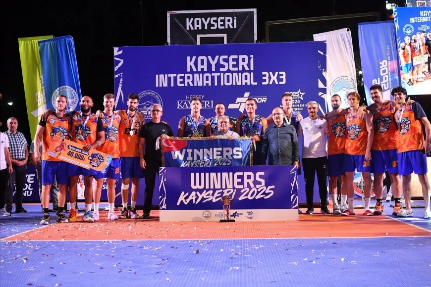 Türkiye’de İlk Kez Düzenlenen FIBA Onaylı 3x3 Uluslararası Basketbol Turnuvası Kayseri’de Tamamlandı