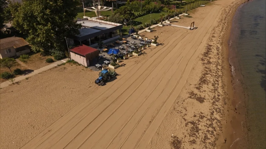 Yalova Tigem Plajı’nda kapsamlı temizlik yapıldı, atıklar tek tek ayrıştırıldı