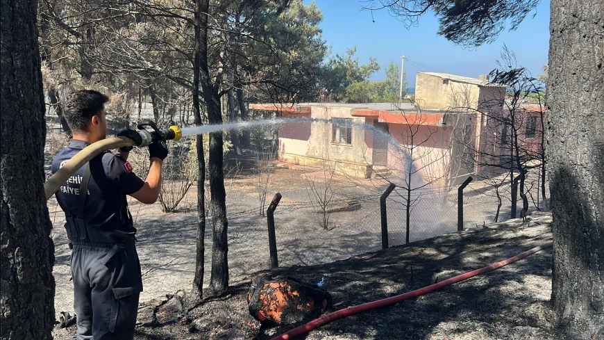 Eskişehir Büyükşehir Belediyesi’nden Çanakkale Dardanos’taki Yangına Destek Ekibi