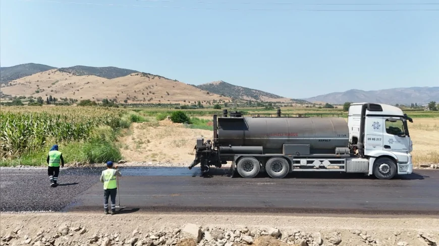 Aydın Büyükşehir Belediyesi’nden Çine’de Yol Yenileme Çalışmalarıyla Güvenli ve Konforlu Ulaşım