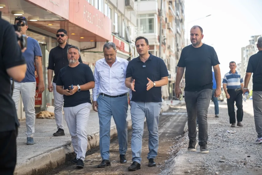 Bornova’da Mustafa Kemal Caddesi 50 Yıllık Altyapı Sorunu Çözülerek Baştan Yenileniyor