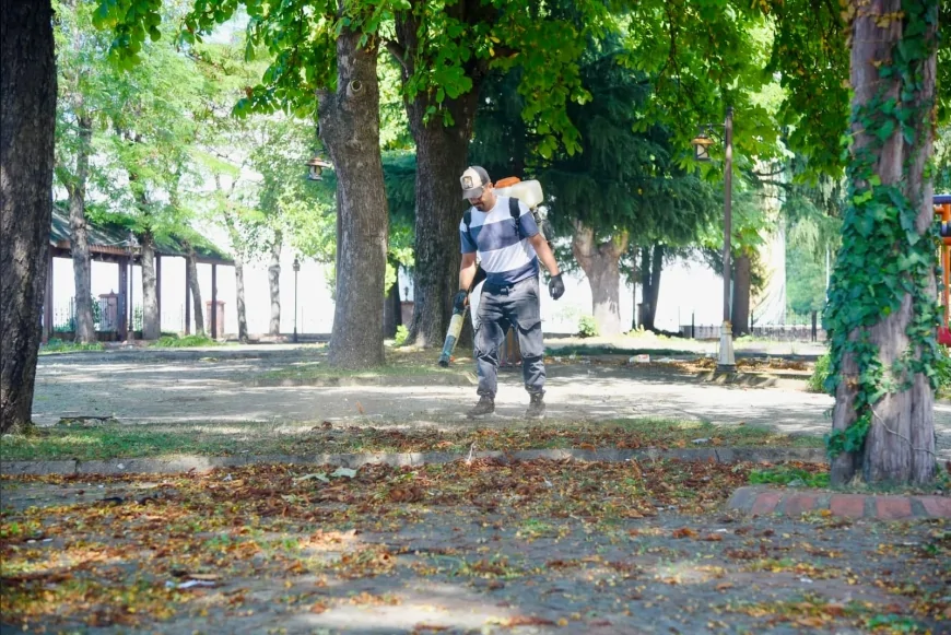 Giresun Belediyesi Tarihi Taşbaşı Parkı’nda kapsamlı bakım ve yenileme çalışması başlattı