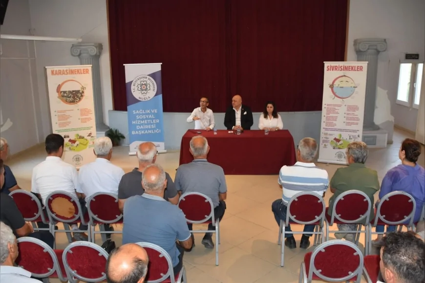 Muğla Büyükşehir’den Yatağan’da vektörle mücadele bilgilendirmesi