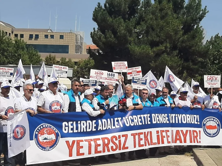Diyanet-Sen Genel Başkanı Yıldız: “Gelirde adalet, ücrette denge istiyoruz, yetersiz teklife hayır”