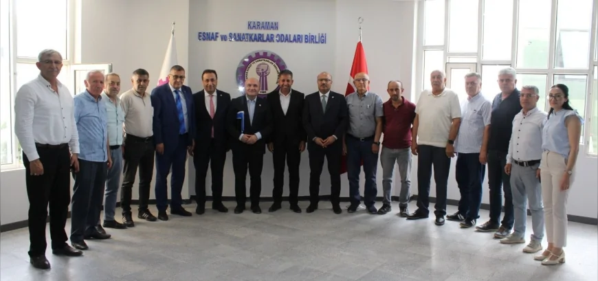 İYİ Parti heyeti Karaman’da oda başkanlarıyla buluştu, ihracat ve tarım sorunlarını görüştü
